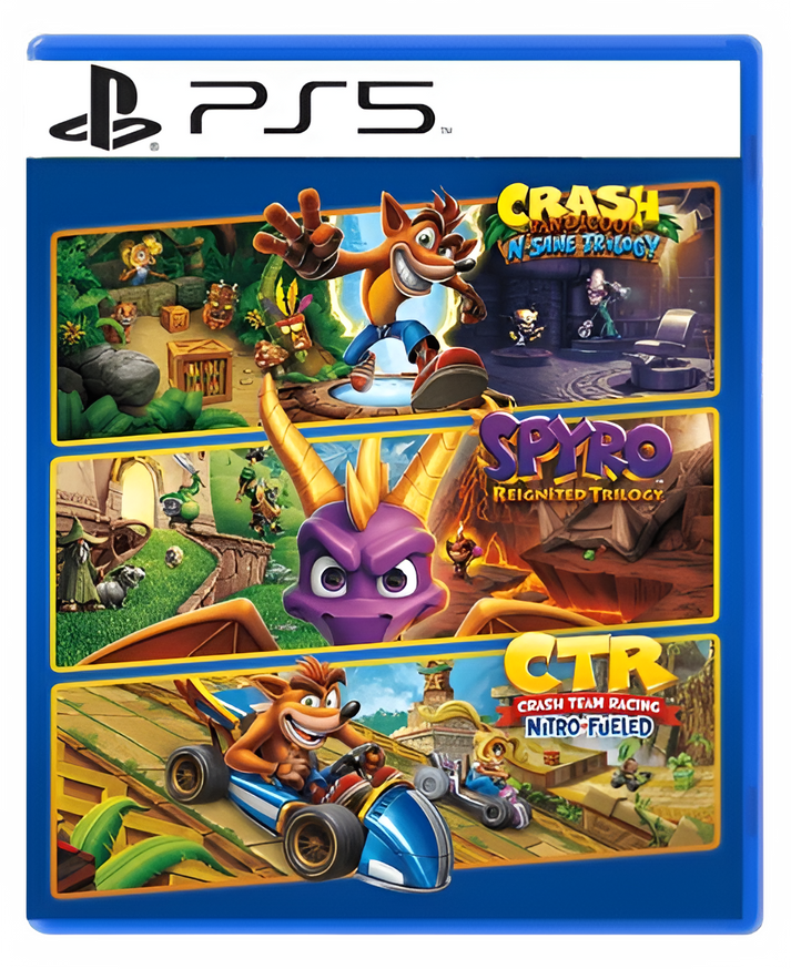 Crash + Spyro Triple Bundle ( Digital Account )